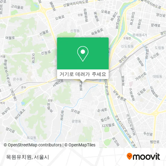목원유치원 지도