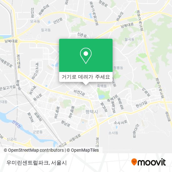 우미린센트럴파크 지도