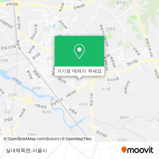 실내체육관 지도