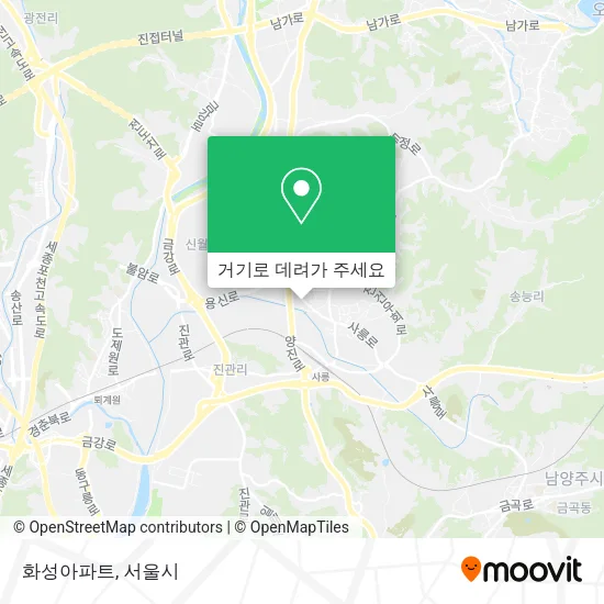 화성아파트 지도