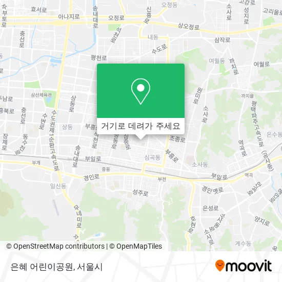 은혜 어린이공원 지도