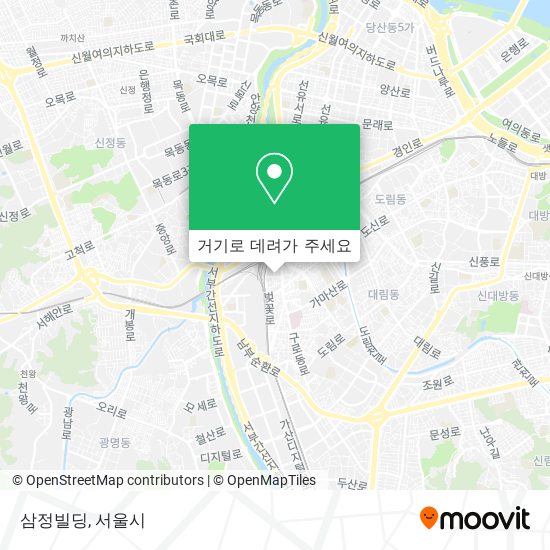 삼정빌딩 지도