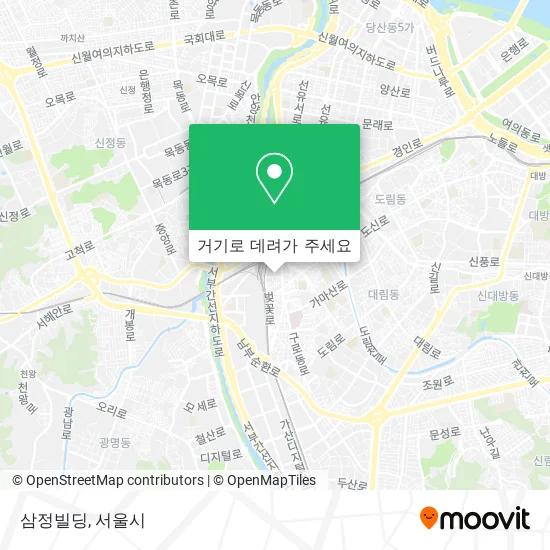 삼정빌딩 지도