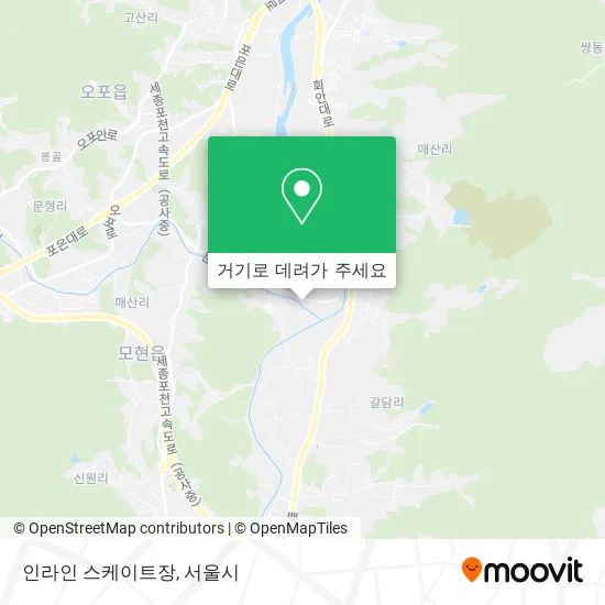인라인 스케이트장 지도