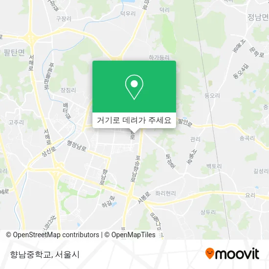 향남중학교 지도