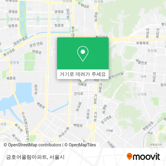 금호어울림아파트 지도