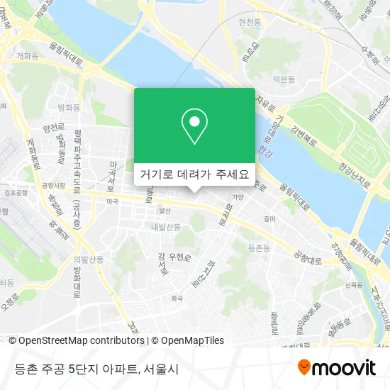 등촌 주공 5단지 아파트 지도