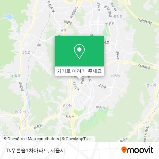 Ts푸른솔1차아파트 지도