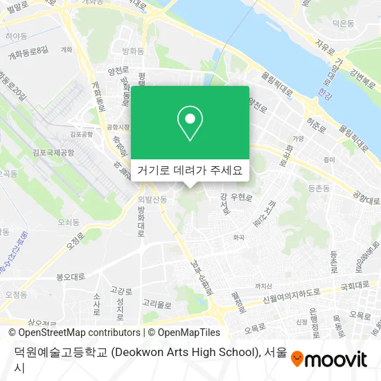 덕원예술고등학교 (Deokwon Arts High School) 지도