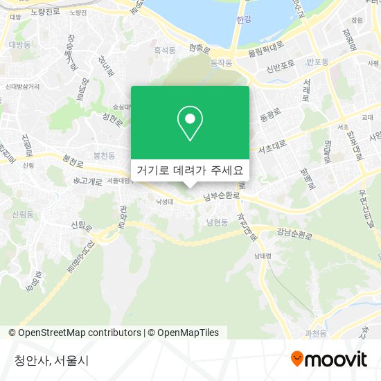 청안사 지도