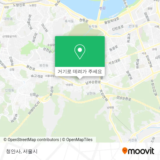 청안사 지도