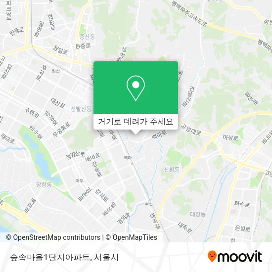 숲속마을1단지아파트 지도