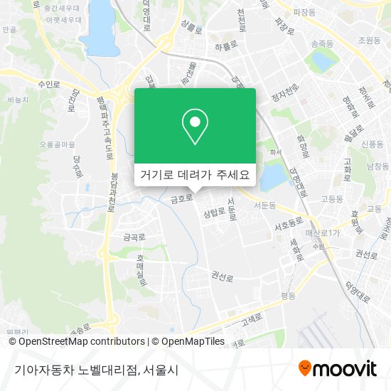 기아자동차 노벨대리점 지도