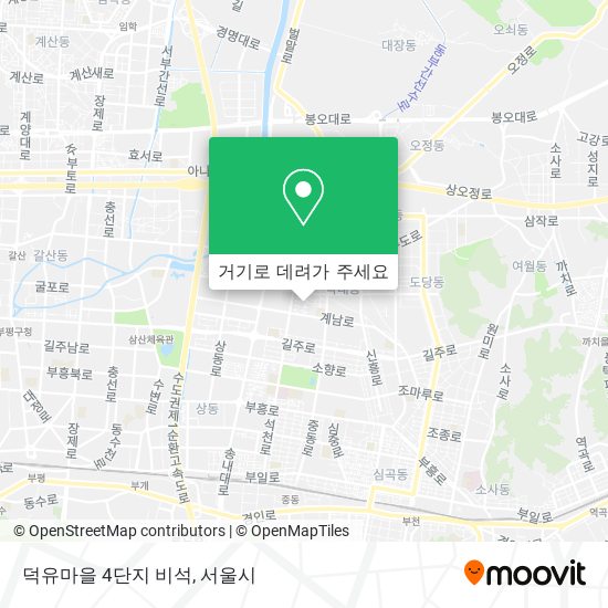 덕유마을 4단지 비석 지도