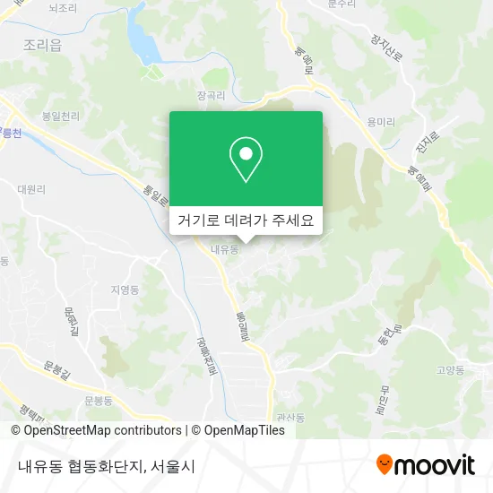 내유동 협동화단지 지도