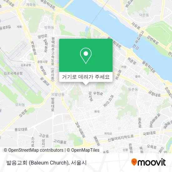 발음교회 (Baleum Church) 지도