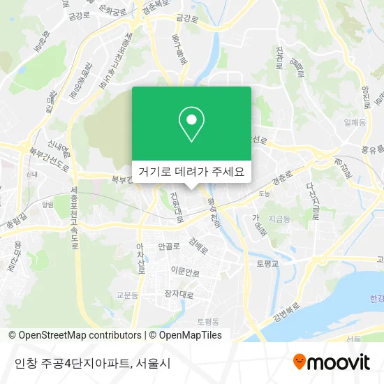 인창 주공4단지아파트 지도