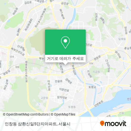 인창동 삼환신일5단지아파트 지도