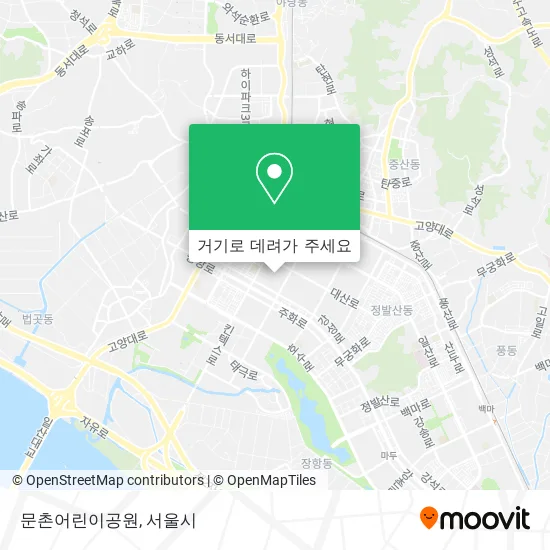 문촌어린이공원 지도