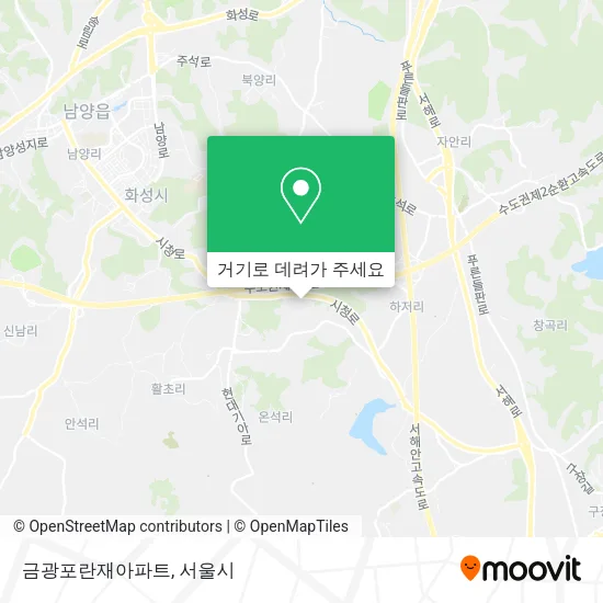 금광포란재아파트 지도
