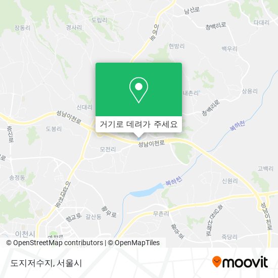 도지저수지 지도