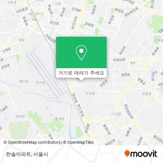 한솔아파트 지도