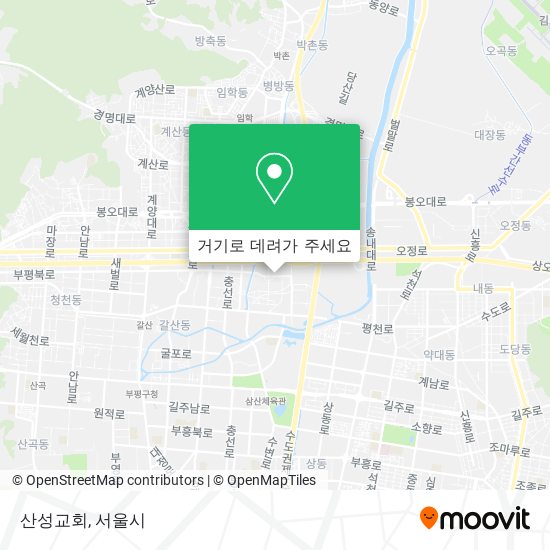 산성교회 지도