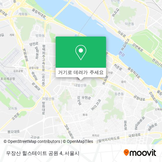 우장산 힐스테이트 공원 4 지도