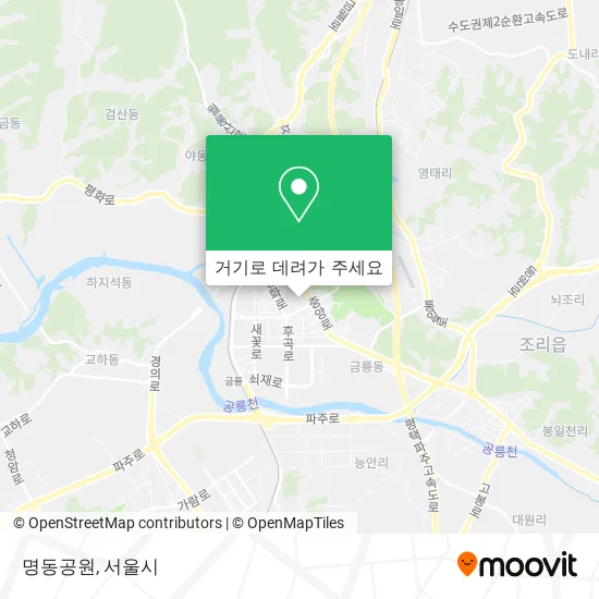 명동공원 지도