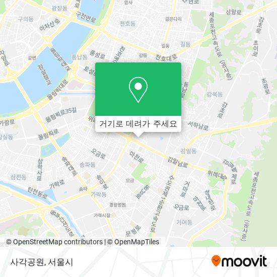 사각공원 지도