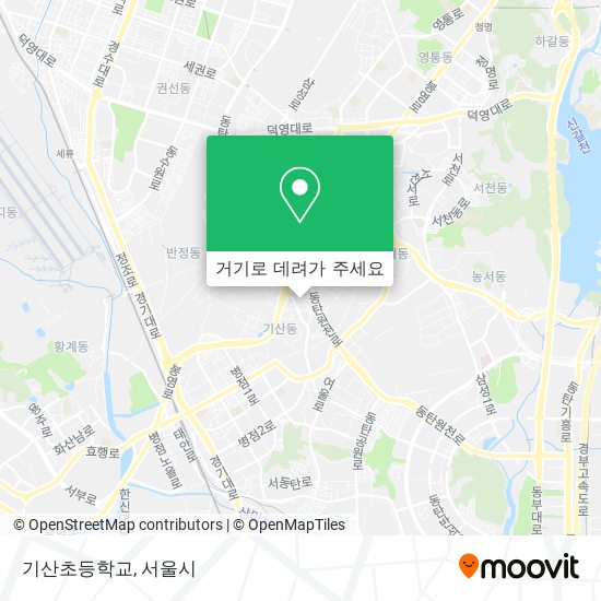 기산초등학교 지도