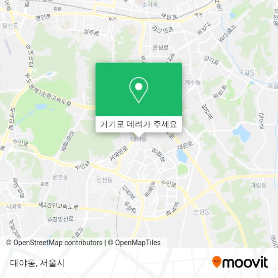대야동 지도