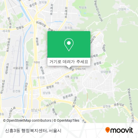 신흥3동 행정복지센터 지도