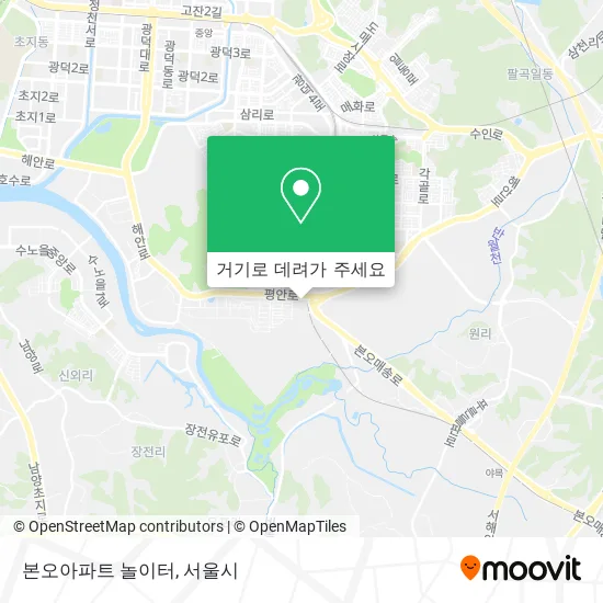 본오아파트 놀이터 지도