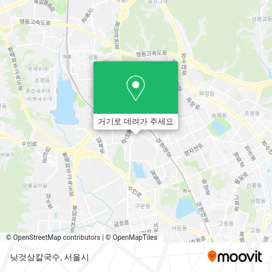 낮것상칼국수 지도