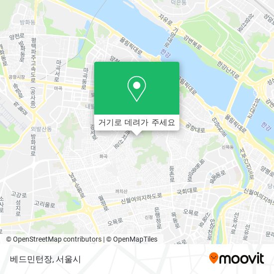 베드민턴장 지도