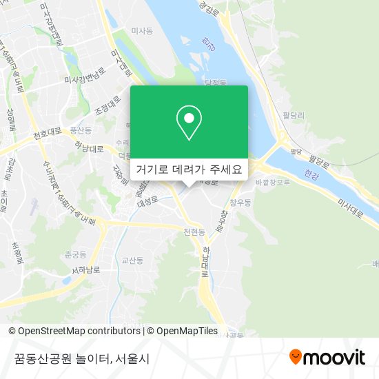 꿈동산공원 놀이터 지도