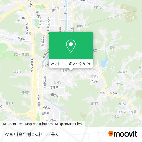 샛별마을우방아파트 지도