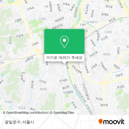광일운수 지도