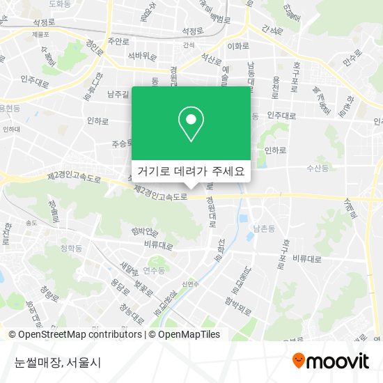 눈썰매장 지도