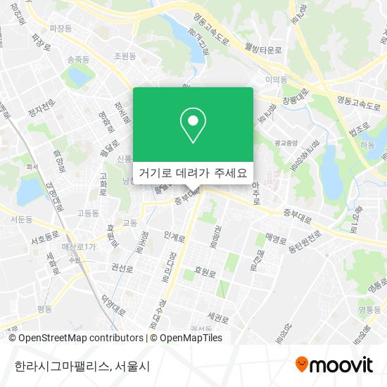 한라시그마팰리스 지도