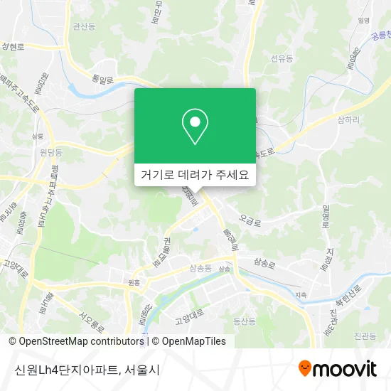 신원Lh4단지아파트 지도