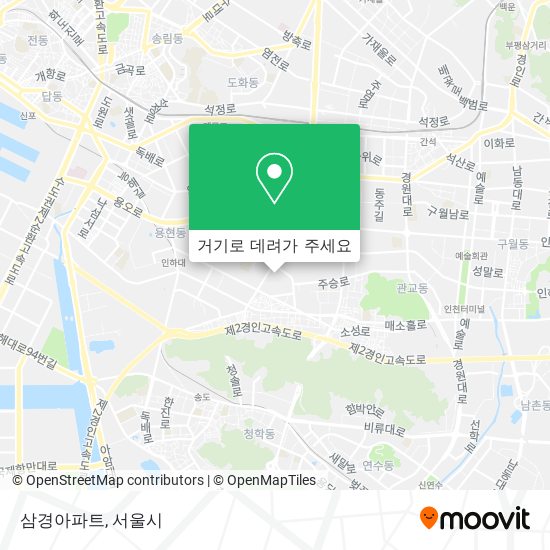 삼경아파트 지도