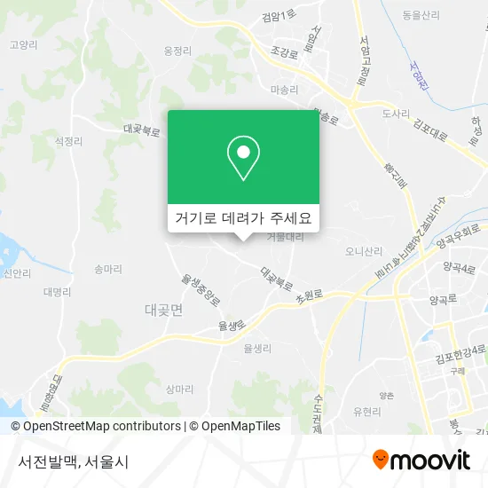 서전발맥 지도