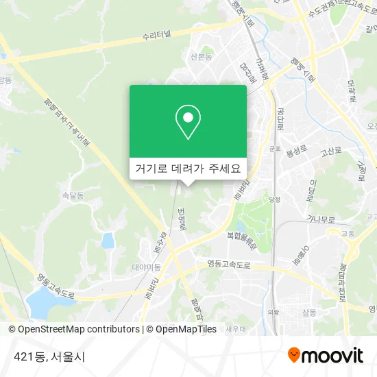 421동 지도