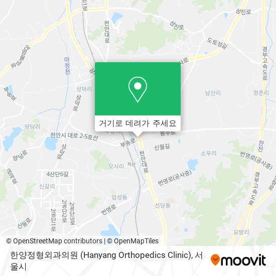 한양정형외과의원 (Hanyang Orthopedics Clinic) 지도