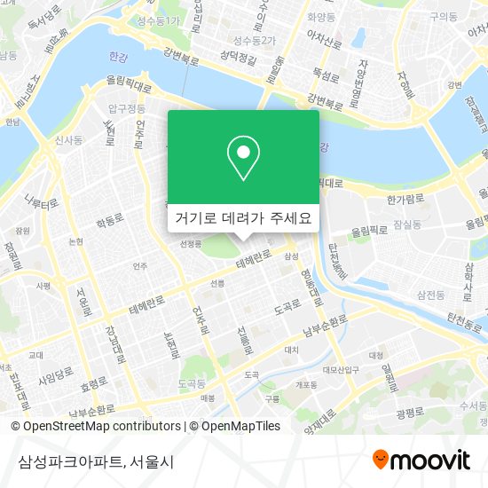 삼성파크아파트 지도
