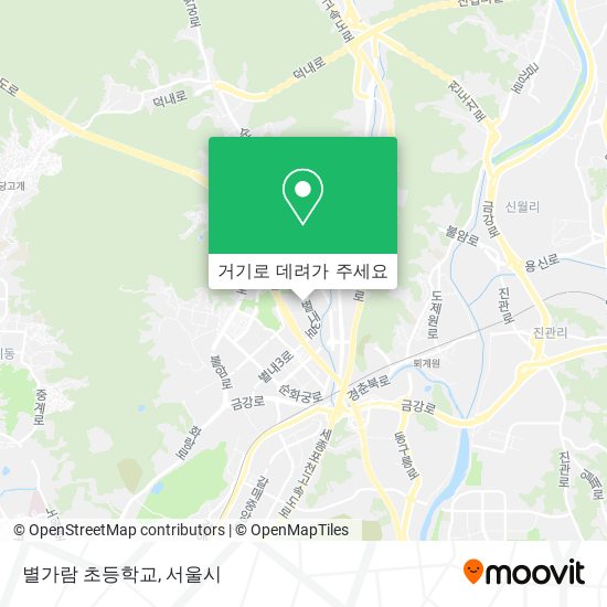 별가람 초등학교 지도