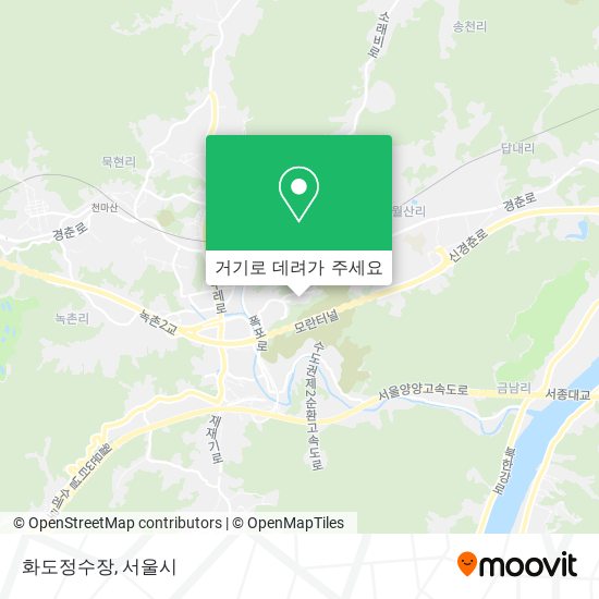 화도정수장 지도
