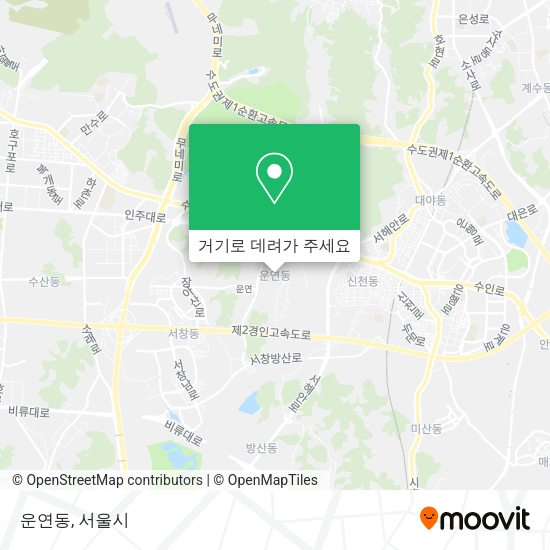 운연동 지도